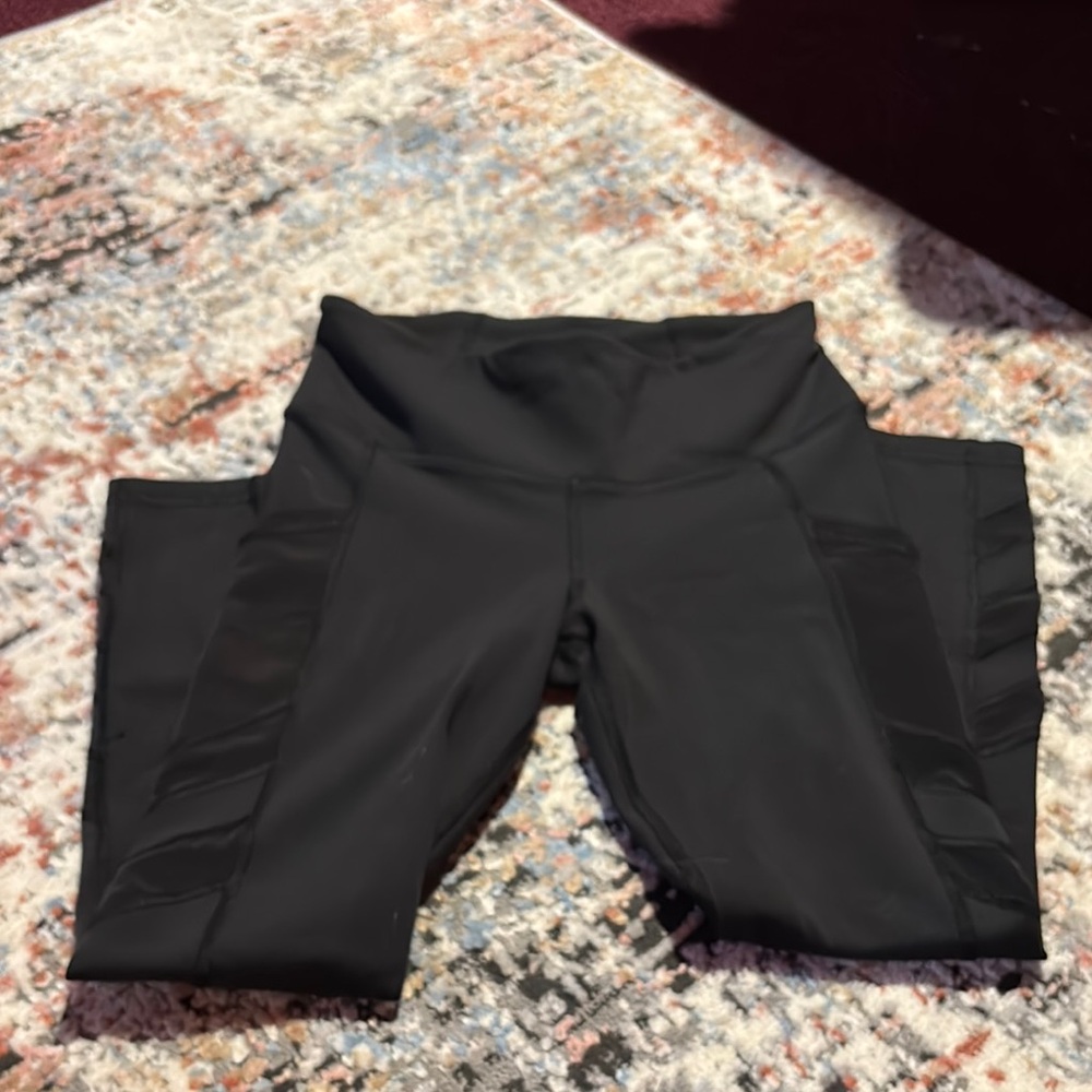 Athleta Black Leggings Performance Bottoms